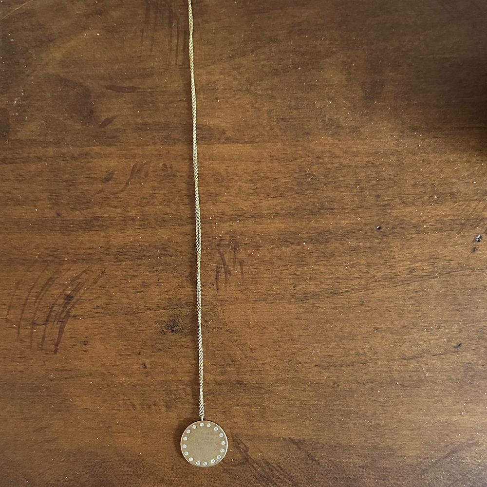 Meira T Diamond 14kt Gold Circle Pendant Necklace